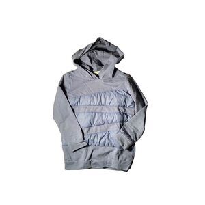 Montee Boys blue down accent striped hoodie top size 6